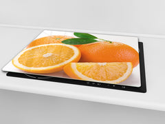 KITCHEN BOARD & Induction Cooktop Cover D07 Fruits and vegetables: Orange 23