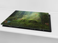 Glas-Gebäckbrett 60D18: Waldaura