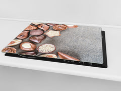 TEMPERED GLASS CHOPPING BOARD 60D13: Chocolates 1