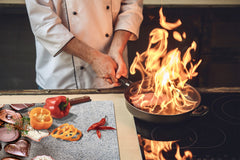 TEMPERED GLASS CHOPPING BOARD 60D13: Chocolates 1