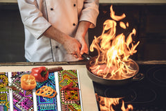 Glaskochfeld 60D21: Buntes Mosaik 2