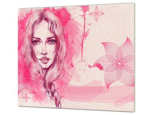 Resistant Glass Cutting Board 60D05B: Women's theme 2