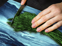 Planche de cuisine en VERRE trempé; D02 Série Eau: Texture 121