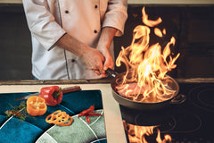 Planche à découper en verre trempé D01 Série Abstract: Texture 111