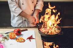 Induktionskochfeldabdeckung 60D06A: Pfingstrosenblume