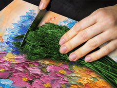 Tabla de cocina de vidrio templado ÚNICA 60D05A: Flores 4