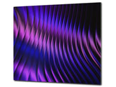 UNIQUE Tempered GLASS Kitchen Board – Scratch Resistant Glass Cutting Board – Glass Countertop MEASURES: SINGLE: 60 x 52 cm (23,62” x 20,47”); DOUBLE: 30 x 52 cm (11,81” x 20,47”); D29 Colourful Variety Series: Purple fabric 1