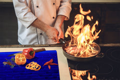 KITCHEN BOARD & Induction Cooktop Cover – Glass Pastry Board D25 Textures and tiles 1 Series: Neon light