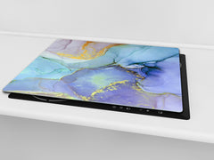 Chopping Board - Worktop saver and Pastry Board - Glass Cutting Board D23 Colourful abstractions: Colorful abstraction 1