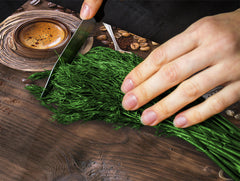 Tabla de cocina de vidrio 60D07: Tetera con café 1