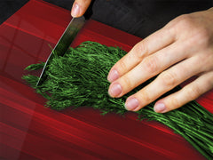 Planche à découper en verre trempé et couvre-cuisinière; D10B Série Textures: Texture 8