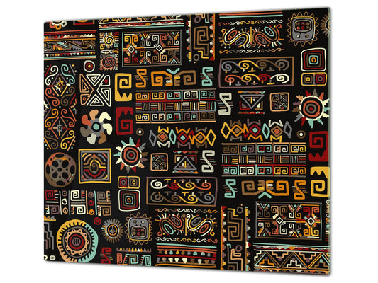 Glass Cutting Board 60D15: Egyptian symbols 2