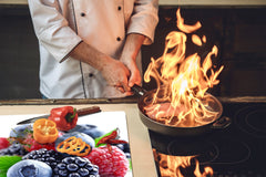 Tabla de cortar y repostería 60D02: Frutos del bosque