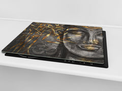 Tabla de cortar - Cubierta de la placa de inducción D04 Serie Bebidas: Cerezas 7