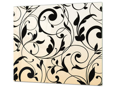 Arbeitsplattenschoner 60D06B: Blumenmuster