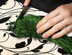 Arbeitsplattenschoner 60D06B: Blumenmuster