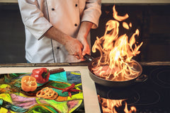 Induktionskochfeldabdeckung 60D14: Bunte Punkte 2