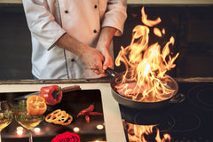 Induktionskochfeldabdeckung 60D04: Champagner für zwei