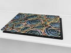 Induktionskochfeldabdeckung 60D06A: Kaktusblüten