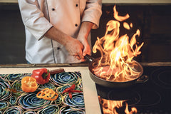 Induktionskochfeldabdeckung 60D06A: Kaktusblüten