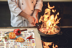 Glass stove top 60D21: Pattern 1