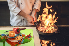 Tempered GLASS Cutting Board 60D01: A smiling frog 1