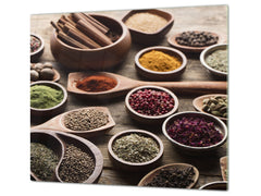 Induction Cooktop Cover Kitchen Board 60D03B: Mosaic with spices 7