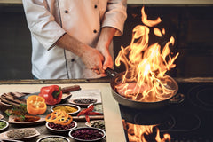 Induction Cooktop Cover Kitchen Board 60D03B: Mosaic with spices 7