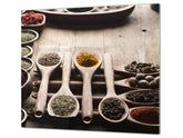 Induction Cooktop Cover Kitchen Board 60D03B: Mosaic with spices 8