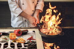 Induction Cooktop Cover Kitchen Board 60D03B: Mosaic with spices 8