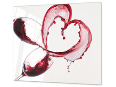 Chopping Board - Induction Cooktop Cover D04 Drinks Series: Wine 15