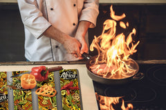 Glass Cutting Board 60D15: Africa 2