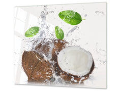 KITCHEN BOARD & Induction Cooktop Cover D07 Fruits and vegetables: Coconut 9