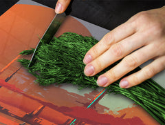 Glass Cutting Board and Worktop Saver 60D12: Desert city