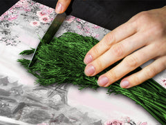 UNIQUE Tempered GLASS Kitchen Board 60D05A: Paris 1