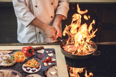 TEMPERED GLASS CHOPPING BOARD 60D13: Cookies hearts