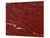 Chopping Board - Induction Cooktop Cover - Glass Cutting Board D22 Marbles 2 Series: Polished red mineral