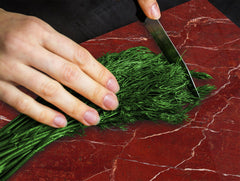 Chopping Board - Induction Cooktop Cover - Glass Cutting Board D22 Marbles 2 Series: Polished red mineral