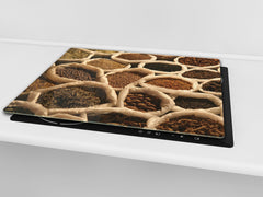KITCHEN BOARD & Induction Cooktop Cover D05 Coffee Series: Spices 3