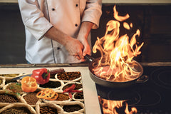 KITCHEN BOARD & Induction Cooktop Cover D05 Coffee Series: Spices 3