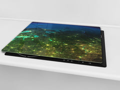 Panneau de cuisine en verre trempé D09 Autre: Cosmos 9