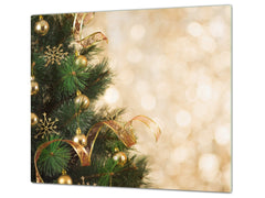 Cubre vitro resistente a golpes y arañazos ; Serie Navidad D20 Árbol de navidad verde