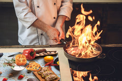 Tempered GLASS Cutting Board 60D16: Breakfast 1