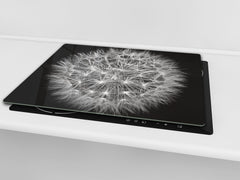 Glass Cutting Board and Worktop Saver D06 Flowers Series: Dandelion 4
