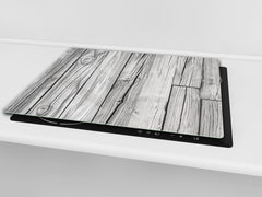 Tempered GLASS Kitchen Board – Impact & Scratch Resistant D10A Textures Series A: Wood 19