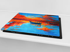 GIGANTE ASSE DA CUCINA e Copri-piano cottura a induzione; Serie di vini DD04: Ciliegie 7