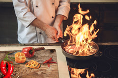 KITCHEN BOARD & Induction Cooktop Cover D07 Fruits and vegetables: Pepper 34