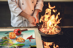 Glass Pastry Board 60D18: Fantastic world