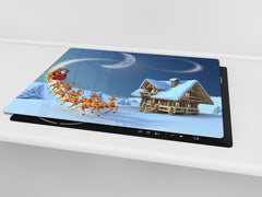 Cubre vitro resistente a golpes y arañazos ; Serie Navidad D20 Equipo de santa