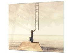 Glass stove top 60D19: Ladder